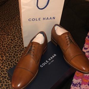 Men’s Brown Leather Cole Haan Dress Shoes